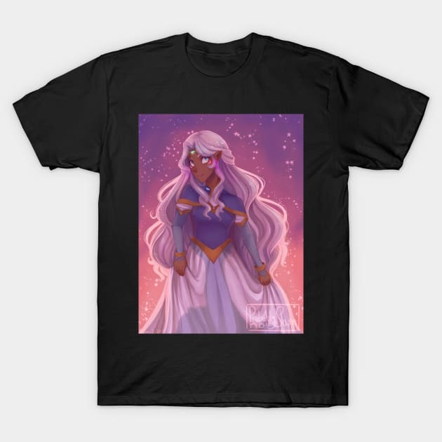 Starry princess Allura T-Shirt by Probablynotsam